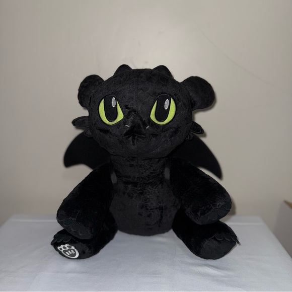 Other - Toothless Nightfury Dragon Build a Bear Plush Toy with attachable wings